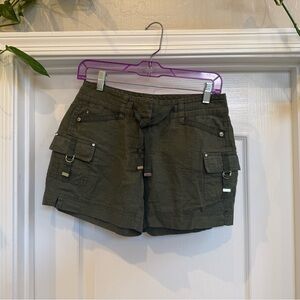 White House Black Market Dark Green Women's Shorts